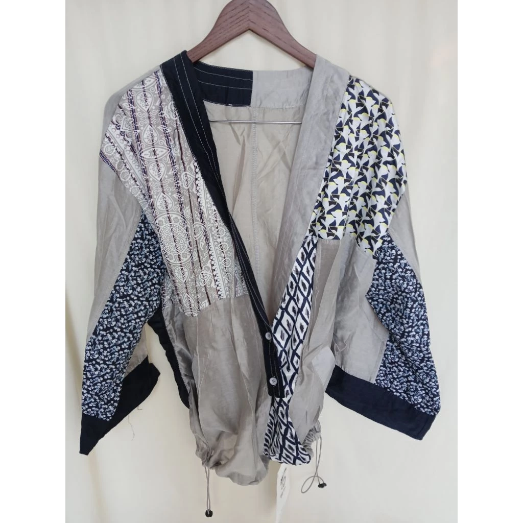 Cardigan Kimono Patchwork Premium – Outerwear Casual Korea - Gambar 4
