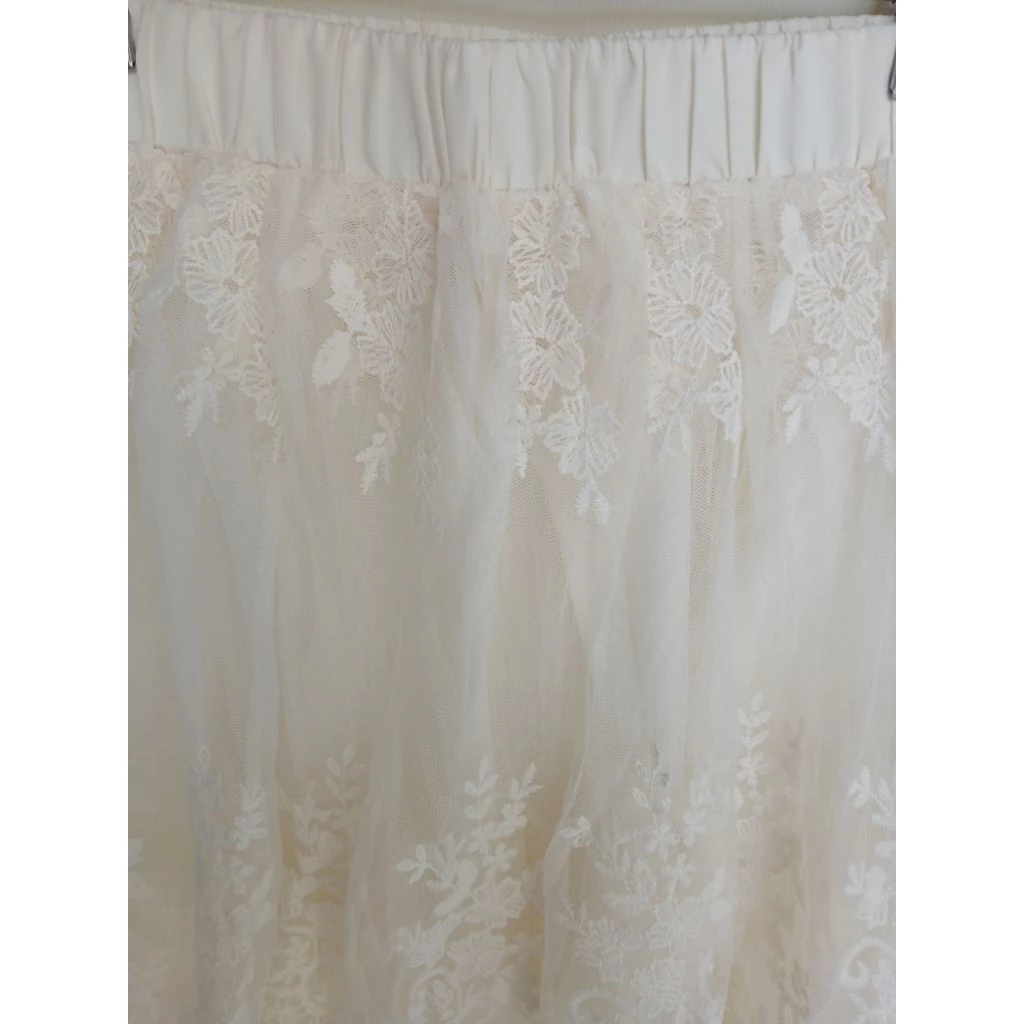 Rok Tulle Brokat Layer Panjang Wanita – Rok Transparan Elegan Korean Style - Gambar 5